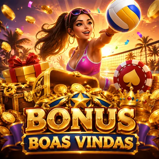 Pacote de boas-vindas com selo de porcentagem de bônus